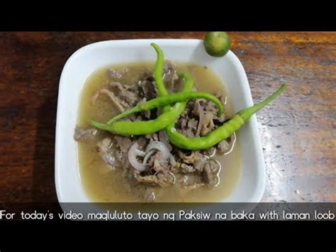 rabot ng baka|COOKING, Paksiw na Rabot ng Baka .
